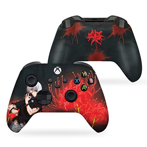 DreamController Tokyyo Ghoul Custom X-box Controller Wireless compatible with X-box One/Series X/S Proudly Customized in USA with Permanent HYDRO-DIP Printing (NOT JUST A SKIN)