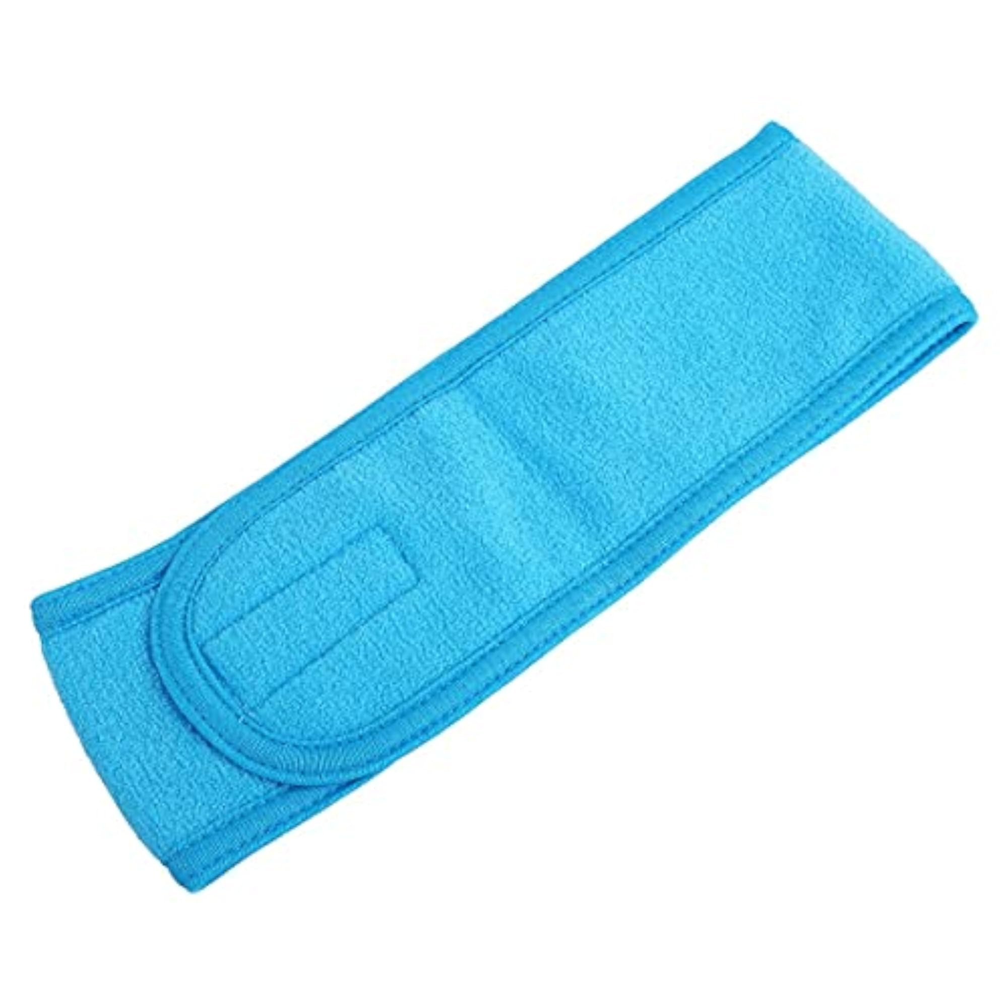 Adjustable Wide Hairband for Women, Blue