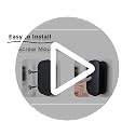 Image of himster Wireless Doorbell, Waterproof Door Bell Chime Kit Alarm for Home at Over 1000 Feet Range Operating with 56 Melodies, LED Flash, 7 Levels Adjustable Volume (White 1 Transmitter & 1 Receiver)
