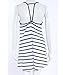 Mansy Women's Summer Strap Loose V-neck Halter Casual Beach Dress, White, X-Large