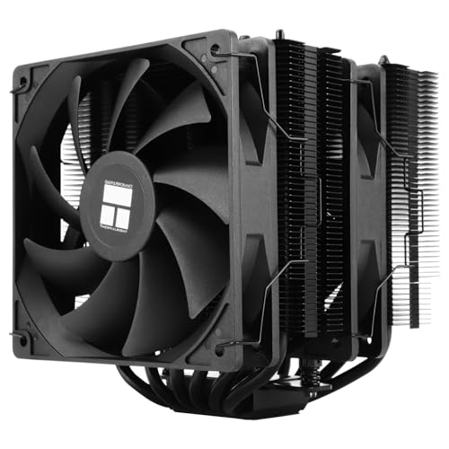 Thermalright Peerless Assassin 120 SE Black CPU Air Cooler, 6 Heat Pipes, Dual CPU Fans, 155mm High CPU Cooling,1550RPM±10%, for AM4/AM5,Intel LGA 1851/1700/115x/1200, No LED Black by Thermalright - Image 7