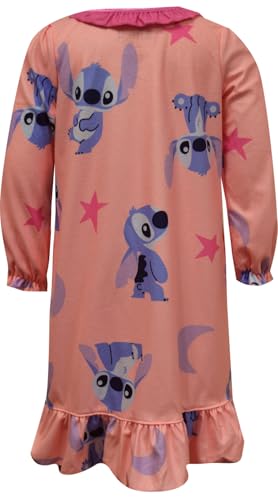 Girls Disney Lilo and Stitch Traditional Flannel Nightgown2