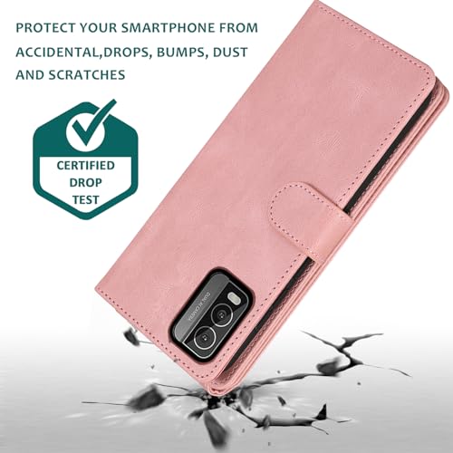 Housse cuir Nokia C210 Asuwish - Finition rétro et protection écran