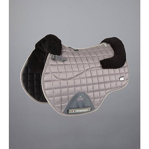 Premier Equine Sattelunterlage für Pferde Satin und Wolle Atlantis CC