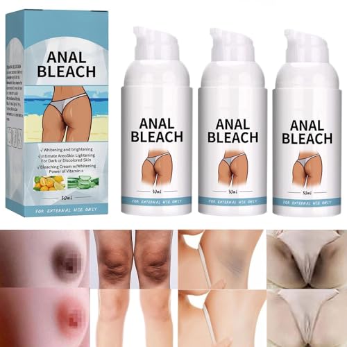Crema para Aclarar Las Axilas Y Partes Intimas 30G, Crema Aclaradora Para Piel Manchas En Cara Axilas Cuello Entrepierna 30ML, Crema Blanqueadora Para Partes Intimas (3pcs)