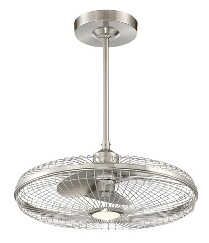Savoy House 29-FD-122-SN Wetherby 26' Outdoor Ceiling Fan with LED Light and Remote, Satin Nickel