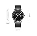 Imagen de Reloj de negocios para hombre Simple báscula digital y calendario Reloj analógico de cuarzo con correa casual de acero inoxidable