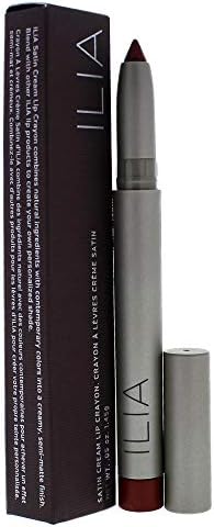 Ilia Beauty Satin Cream Lip Crayon, 99 Red Balloons, 0.05 Ounce