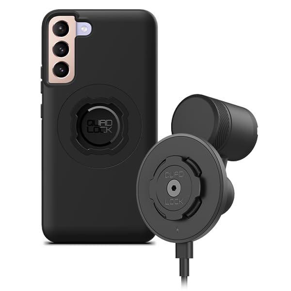 Quad Lock Vent Car Mount Kit with Wireless Charging Head (V2) and MAG Galaxy S22 Plus Case