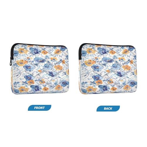 Funda para portátil 13-14 pulgadas impermeable flores miniatura 2