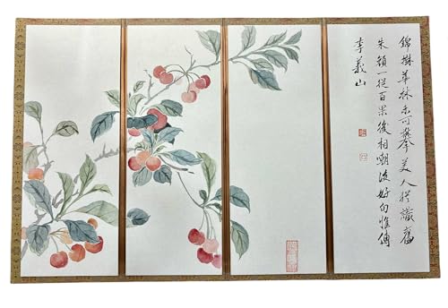 (1 Piece) -Cherry - Pure Hand-Painted Chinese Painting and Calligraphy