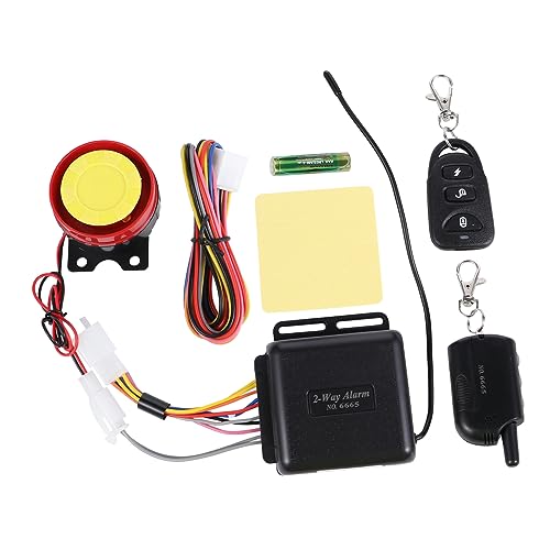 GRIRIW Motorcycle Theft Deterrent Alarm Lock E-Bike Security Vibration Sound Alarm