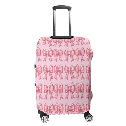 Pink Bow Travel Suitcase Protector Luggage Cover Protective Washable Anti-scratch Baggage Cover4