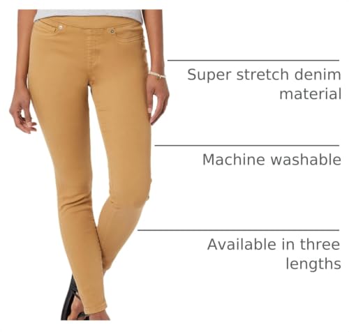 Image of Amazon Essentials Women's Skinny Fit Mid-Rise Stretch Pull-On Jegging with Pockets - Discontinued Colors