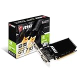 MSI ファンレス・ロープロファイル対応 GeForce GT 710 グラフィックスカード メモリ2GBモデル GT 710 2GD3H LP