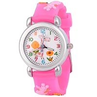 OFFCUP Kids Watch, 3D Cute Cartoon Toy Watches, Silicone Band Wrist Watches for Kids, Analogue Quartz Watch Gift for Boys and Girls Age 3-11 Years Old