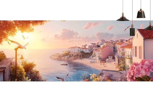 Diamond Painting Fleur broderie kit complet 5D tableau strass 30x60cm pour débutant et enfant - 2