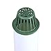 NDS 75G 4-Inch Round Atrium Drain Grate Cover for 4-Inch Sewer and Drain Pipe Fittings, for Small Lawns, Landscaping and Patios, Green