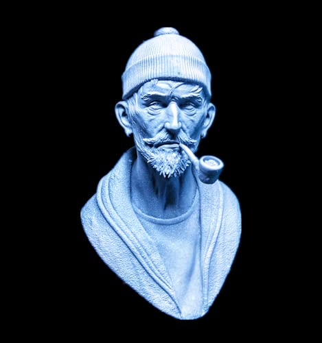 Buste de guerrier antique en résine pour maquettiste et peinture miniature M92L-30