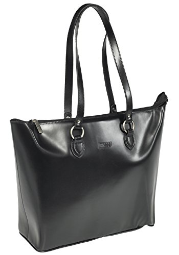Preisvergleich Produktbild Elba 948988 - Laptop-Tasche 15.4",Leder, schwarz