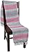 Open Road Goods Multi Color Mexican Falsa Blanket - Handwoven in Mexico - Great for The Beach, Picnics, Yoga, or a Throw! (Grey Pastel)