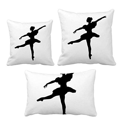 Housse de coussin danseuse, art du sport pour canapé