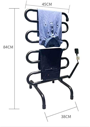 Calentador de pared tipo S para eliminar la humedad de tus toallas de forma inteligente 8