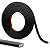 LONGKING 10 ft Self-Adhesive Caulk and Trim Strips for Tiles, Floors, Ceilings, Countertops and More in Black