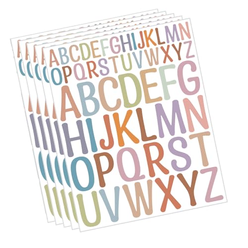 5 ���̃A���t�@�x�b�g�X�e�b�J�[��V�������x���J���t���ȕ����X�N���b�v�u�b�N�W���[�i�����^�[�J���t���ȃA���t�@�x�b�g�W���[�i���m�[�g�p�\�R���p