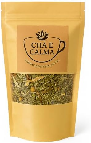 Chá da Calma Interna, Mistura de Ervas Naturais com Camomila, Lav...