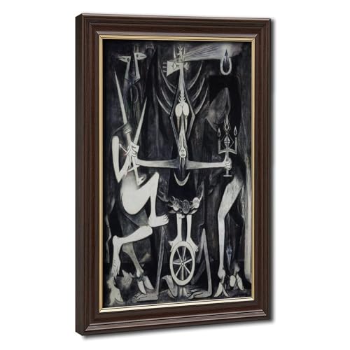 Affiches surréalistes Afro-Cubaines Wifredo Lam peinture suspendre