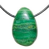 ✔ STILVOLLES ACCESSOIRE - Unsere Tropfenstein Halskette ist der ideale Schmuck zu einem eleganten Outfit, zur entspannten Meditation im Park oder einfach für den Alltag – ein echter Hingucker!