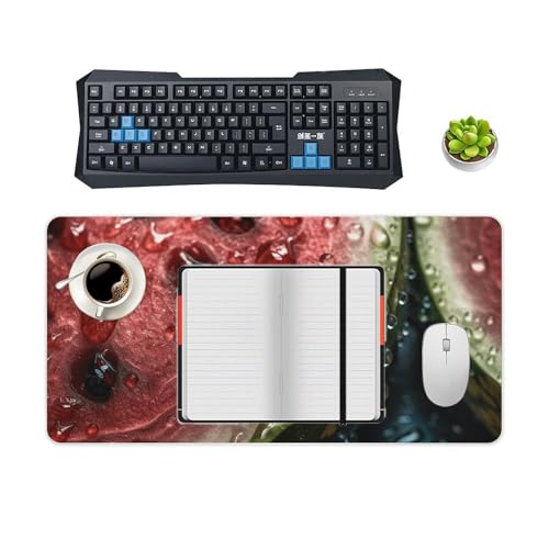 Waterproof Desk Pad Mouse Mat 24x12 Large Non-Slip Rubber Base miniatura 4
