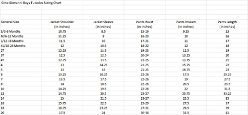 Us Fairytailes Formal Boys Suit From Baby To Teen (14, White) #TOP1