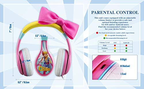 Ekids Ts-140Bp Headphones For Kids Toy Story 4 Bo Peep Adjustable Stereo Tangle-Free 3.5Mm Jack Wired Cord Over Ear Parental Volume Control School Home Travel #TOP4