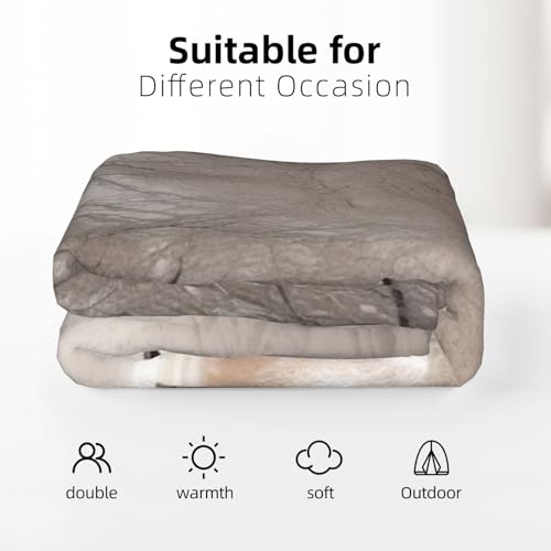 Couverture douce en flanelle Winter Park 320 g qualité supérieure - 7