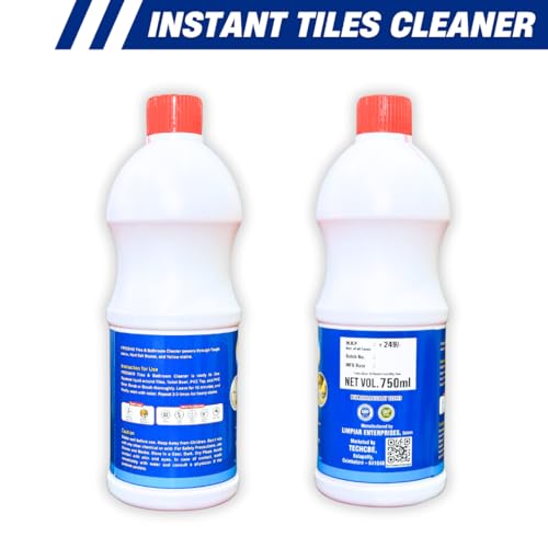 Image of Tiles & Bathroom Cleaner (750 ML) | Powerful Stain Remover for Ceramic, Marble & Granite | Deep Cleaning Liquid for Tiles, Floors & Surfaces