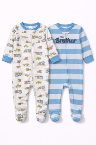 Image of TuddyBuddy 100% Cotton Multi Color Zipper Romper Sleepsuit /Romper /Jumpsuit for Baby Boy & Baby Girl