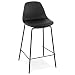 Paris Prix Taburete de Bar Industrial Sidón 87 cm Negro