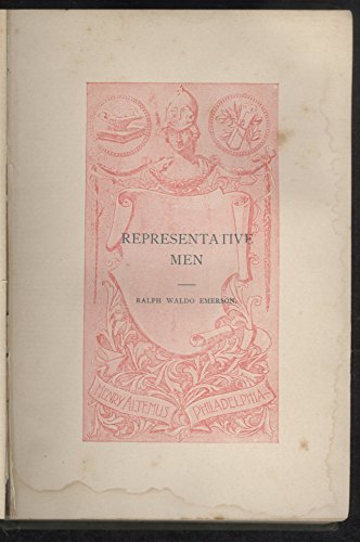 Representative Men - Seven Lectures by Ralph Wa... B000IZCNRU Book Cover