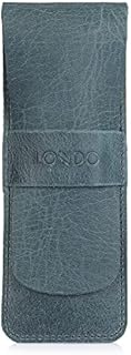 Londo Genuine Leather Pen and Pencil Case with Tuck in Flap, Stationery Bag