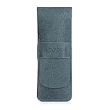 UN REGALO COLORIDO - El estuche de cuero para lápices y bolígrafos de Londo es unisex y viene en 6 colores diferentes; negro, marrón, azul, rojo, visón, verde caqui y camello; elige el estilo que mejor vaya con tu personalidad, o considéralo un regalo para el Día del Padre, el Día de la Madre, el Día de Acción de Gracias, Navidad y cumpleaños.