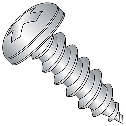 Tornillo Autoperforante #6 x 3/8" Phillips Cabeza Pan 1000 Un miniatura 1