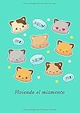  Papeleria Kawaii: Libreta Bonita con Lineas - Diseño Kawaii #11 - Cuaderno A5 - 14.8x21cm (libretas kawaii,material escolar kawaii,utiles escolares ... escribir,papeleria bonita,listin telefonico)