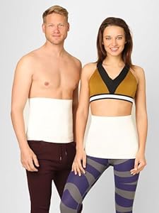 BeFit24 BF-AM Angora Nierenwärmer Weiß