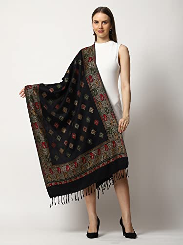 Women's Kashmiri Jamawar Woven Wool Stole 2K853