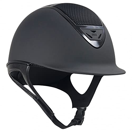 Irh Xlt Horse Riding Helmet, Matte Black With Glossy Frame (Large) #TOP17