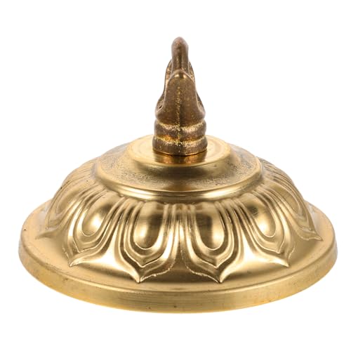 KONTONTY Soporte de Montaje para Lámpara de Techo Cobre Base de Colgante Compatible con Varias Luminarias para Dormitorio Comedor y Restaurante Fijación Resistente y Elegante