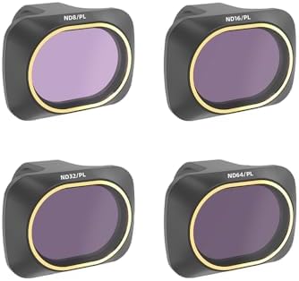 NEEWER Lot De 5 Filtres Polarisants ND Compatibles Avec DJI Mavic Mini/Mini 2/Mini SE/Mini 2SE Les Accessoires, Comprenant ND4PL ND8PL ND16PL ND32PL ND64PL