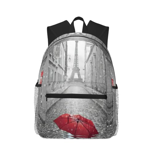 Sac à dos basique Tour Eiffel pour protéger votre ordinateur portable des chocs au quotidien